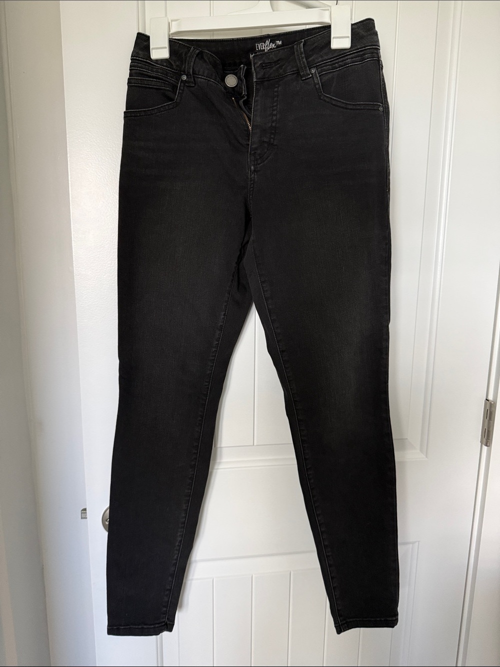 Maurices Everflex Black Skinny Jeans - High Waist Stretch Fit